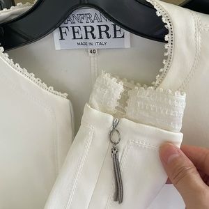 Gianfranco Ferre white Jacket new size 40 /small